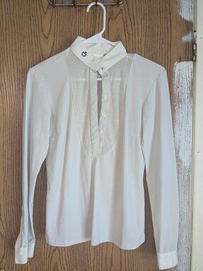 Lot of 4 XS & S ladies' show shirts (EGO7, Cavalleria Toscana, Essex Classics)